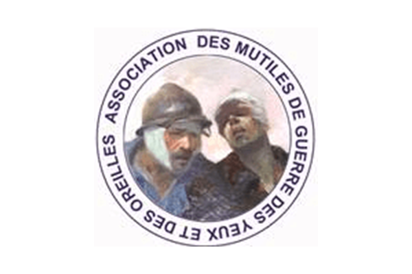 Logo de l'Association des Mutilés de Guerre des Yeux et des Oreilles – AMGYO